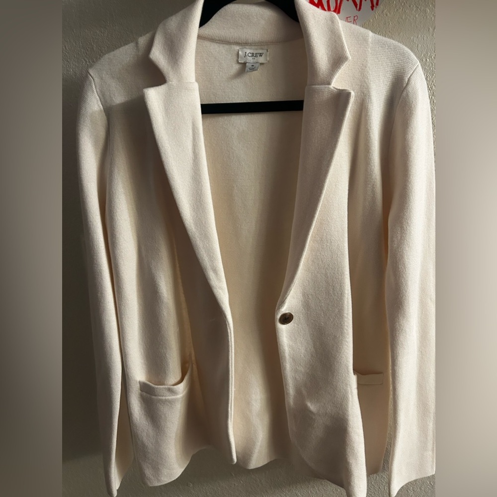 J. Crew Cream Blazer